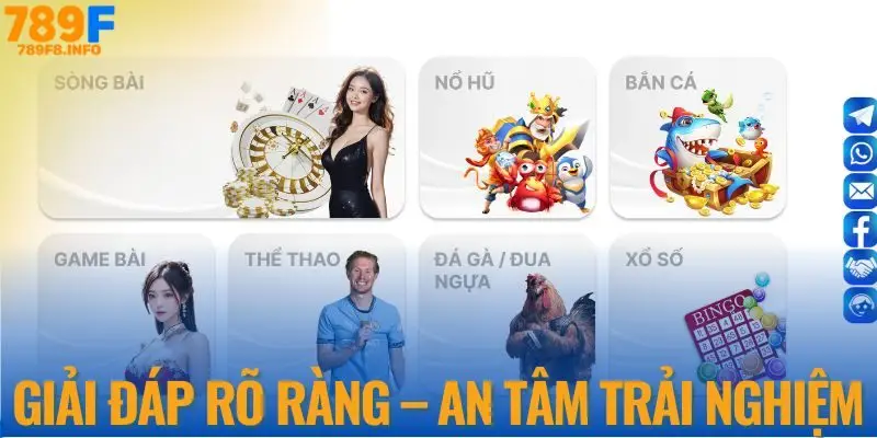 Nhà cái 789F giải đáp rõ ràng an tâm trải nghiệm