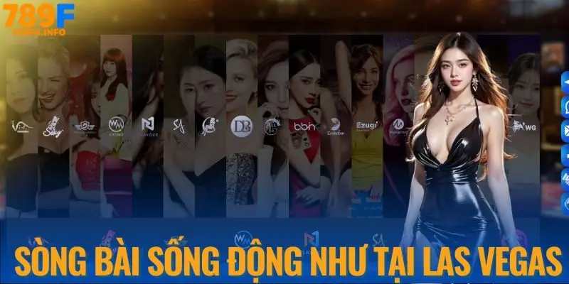 Sòng bài sống động như tại LAS VEGAS