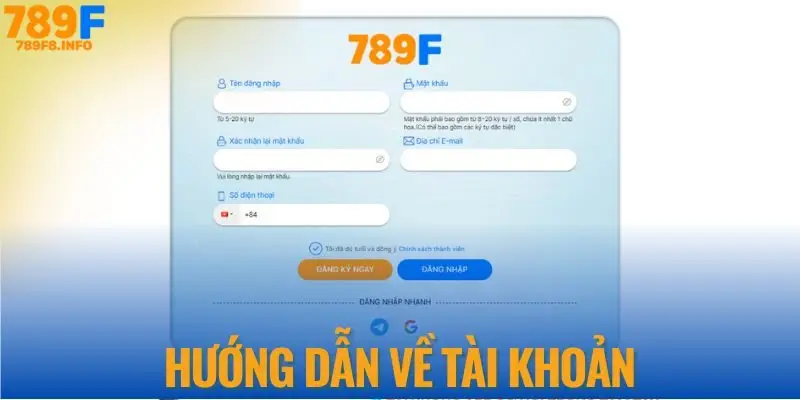 Hướng dẫn về tài khoản