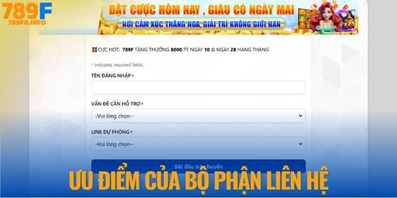Ưu điểm của bộ phận liên hệ
