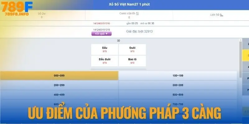 Ưu điểm của phương pháp 3 càng